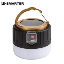 Outdoor Solar LED Camping Lights, USB recarregável, Barraca, Lanternas portáteis, Luzes de emergência, Pesca, Churrasco, Iluminação de acampamento - Image 3