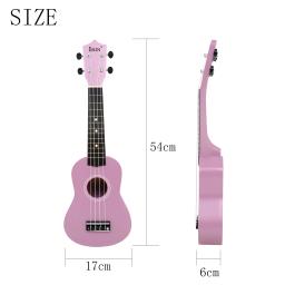 IRIN-Ukulele Cor Guitarra Havaiana De Madeira, Presentes Infantis, Iniciante Arrancado Cordas, Instrumento Musical de Quatro Cordas - Image 6