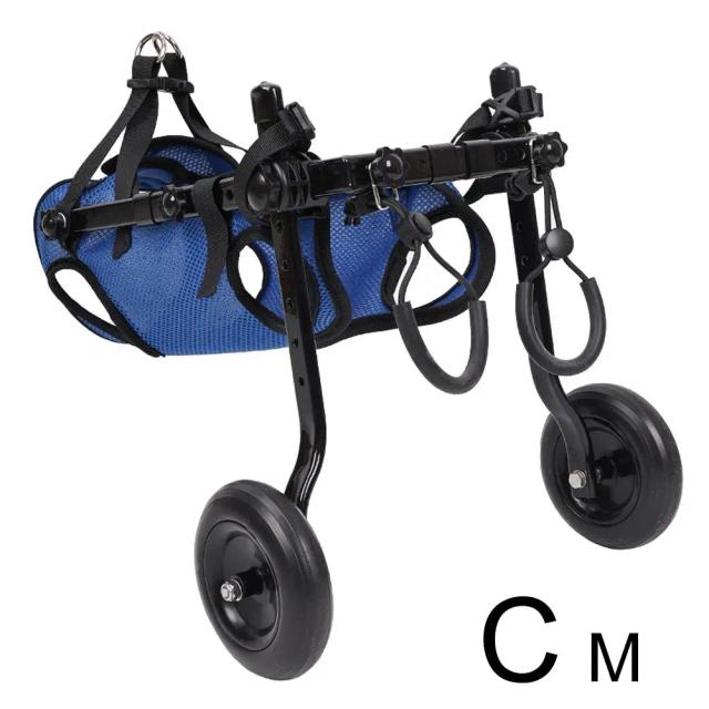 Cadeira de Rodas para Cachorros Grandes com Deficiência - Carrinho de Reabilitação para Gatos e Cachorros com Impedimentos nas Patas Traseiras