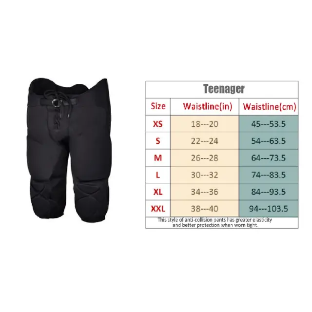 Calça Anti-Colisão com Almofadas Protetoras para Quadril e Coxa - Segurança para Crianças, Jovens e Adultos