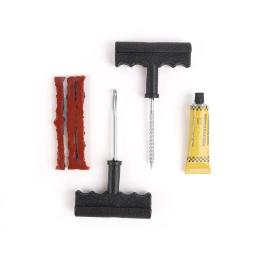 Conjunto de ferramentas para reparo de pneus de carro, kit de reparo rápido para bicicleta, motocicleta, pneu sem câmara de ar, com cola, listras de borracha - Image 6