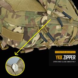 MOLLE Mini saco de hidratação para fãs táticos, painel traseiro de água, bolso de bexiga, colete tático, porta-pratos Airsoft - Image 6