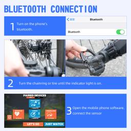 CYCPLUS-C3 Speed Cadence Dual Sensor, Acessórios de bicicleta, IP67, Sem Fio, Bluetooth, ANT +, Velocímetro, GPS, Computador de bicicleta, 10 Pcs/Lot - Image 6