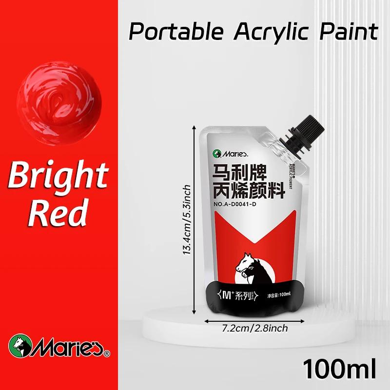 Marie's-tinta acrílica, 100ml, à prova d'água, cores sortidas, para diy, artesanato, rock, madeira, profissional, para adultos e artistas - Image 1