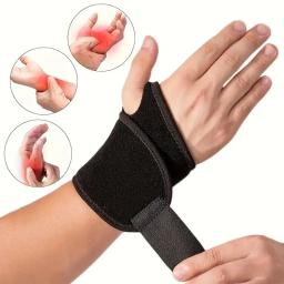 Luvas De Levantamento De Peso De Musculação, Exercício De Halteres, Proteção De Mão, Pulso, Anti-Slip, Meio Dedo - Image 1