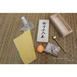Kit De Limpeza De Manutenção Para Samurai Japonês Katana Espada, 5 Ferramentas Com Caixa De Armazenamento De Madeira, Novo Fornecimento - Image 2