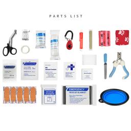 Impermeável cão de emergência e gato Pet First Aid Bag Kit, Camping com suprimentos médicos, EVA portátil para viagens ao ar livre, atacado, CE - Image 2