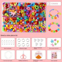 Artesanal DIY Fazer Jóias Kit, Artes Artesanato, Conjunto De Jóias, Kawaii Beads Kit - Image 1
