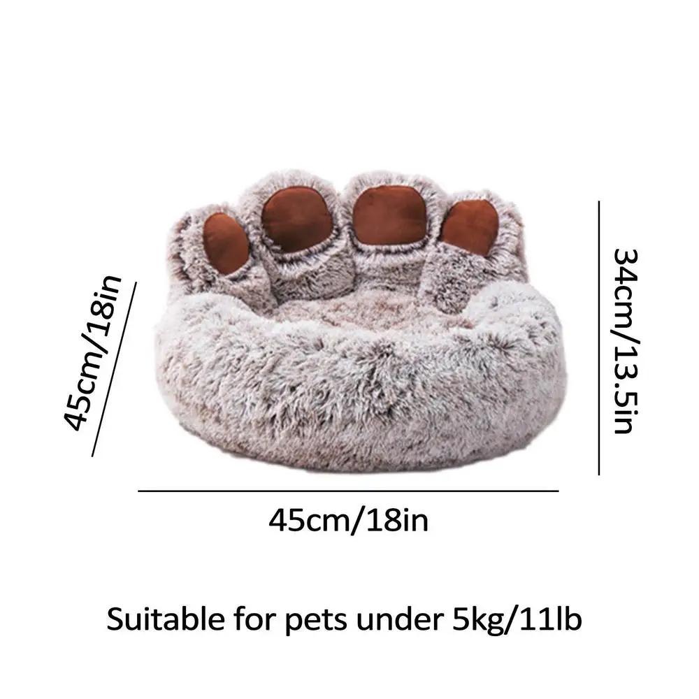 Sofá macio anti-derrapante para animais de estimação, cama aconchegante, almofada interna removível, cama quente, casa, almofadas de dormir, gatos, cachorro - Image 1
