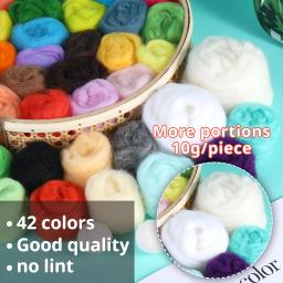 Fenrry kit de feltragem de agulha, 42 cores, lã completa com olhos, ferramentas de feltro de lã, instruções para brinquedos artesanais, artesanato diy - Image 4
