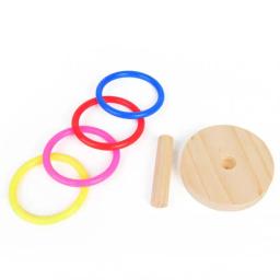 Brinquedo De Anel De Papagaio De Madeira Sólida, Suprimentos Educativos Do Pássaro, Treinamento De Inteligência, Brinquedos Interativos De Papagaio, Acessórios De Pássaros, 3cm - Image 6