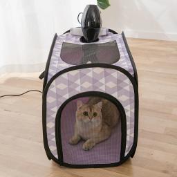 Casa Gato Gaiola Gato Suprimentos Limpeza Gato Gaiola Secagem Gato Prevenir Perda Cabelo Pet Gato Banho Secagem Suprimentos Pet Lavagem e Secagem - Image 4