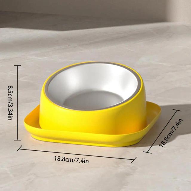 Conjunto Elevado de Alimentação para Gatos e Cães com Design Antiderrapante e Antiruído