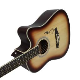 Rosewood Fingerboard para estudantes iniciantes, guitarra acústica, 21 trautas, 6 cordas, Starter prática, guitarra folclórica, 41" - Image 6