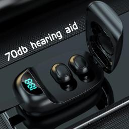 Novo recarregável aparelho auditivo digital aparelhos auditivos para os idosos amplificador auditivo ajustável com cordão - Image 1
