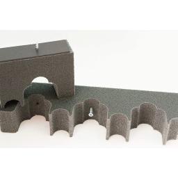 Universal 5 arma de espuma rack kit rifle rack resto com tira magnética e suporte autônomo armazenamento arma suporte - Image 5