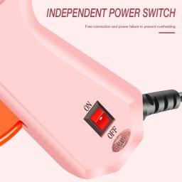 Hot Melt Glue Gun Gun Stick, Ferramenta de Mão Grande, Ferramentas de Decoração de Natal, Silicone Glue Gun, Poder, 70 W, 280W - Image 4