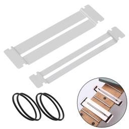 1 par guitarra traste reparação ferramentas de aço inoxidável fretboard guarda protetor traste arquivo fio lixamento limpeza polonês luthier ferramenta - Image 6