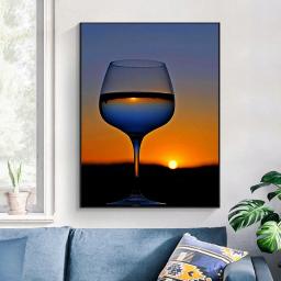 5D Diamante Pintura Arte Mosaico Artesanato De Vidro De Vinho Broca Redonda Bordado Ponto Cruz Kit Retro Fotos DIY Home Decor - Image 3