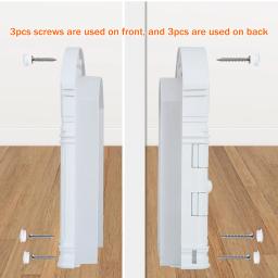 Porta dupla intempéries para animais de estimação, porta interior para gato e cachorro, porta sem aba para gato e cachorro, abertura francesa - Image 5