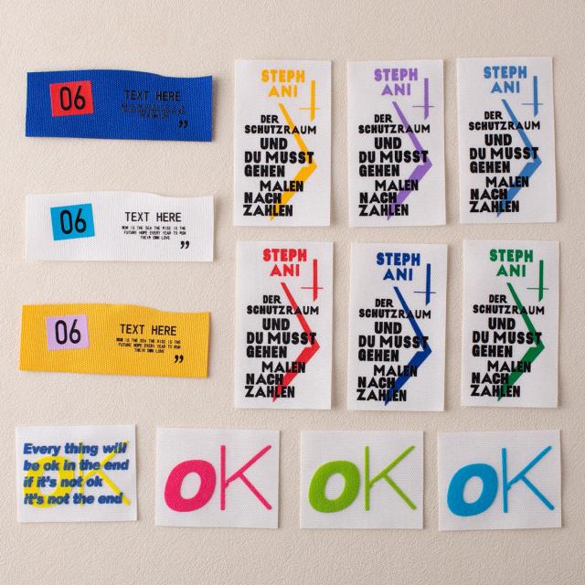 Conjunto de 12 Patches de Tecido Macio com Letras Impressas e Adesivos Coloridos para Costura em Applique, Roupas Artesanais e Decoração de Moda DIY