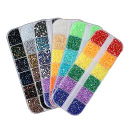 Geléia AB Resina Strass Enfeites para Artesanato, Nail Art Set, Flatback Pedras Preciosas, Cristal DIY, 12 Grade, Mix Cores Kits - Image 5