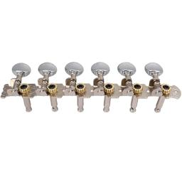 Cabeças de afinação de guitarra acústica de 12 cordas, chave 6l 6r, cabeças de máquina redondas, peças de substituição de instrumentos, acessórios de guitarras - Image 5