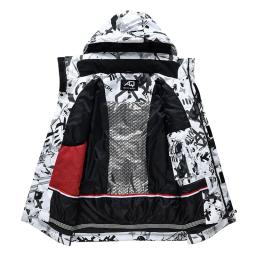 -30 graus terno de esqui para homens inverno à prova de vento impermeável grosso quente jaqueta de esqui e calças de neve conjunto ao ar livre masculino snowboard wear - Image 5