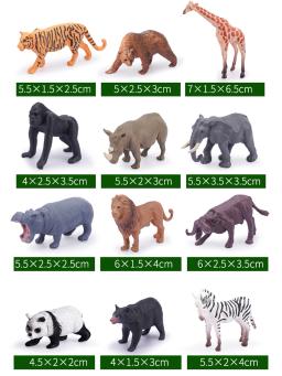 Realistic Safari Woodland Animal Dinosaur, Mini Simulação Modelo Figurines, Plastic Preschool Educational Toy, Kids Birthday Favors - Image 6