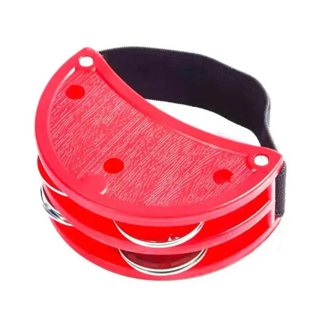 Pandeiro de Pé com Jingles de Aço e Acessórios de Percussão para Ritmos Envolventes