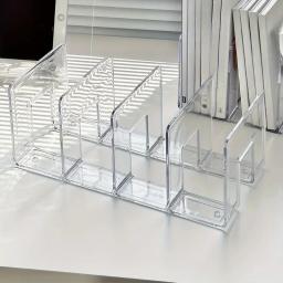 Clear Bag Storage Rack Divisor, Organizador de bolsa, Acrílico Partition Display, Gabinete transparente, Bags Storage Stand, 2Pcs - Image 5