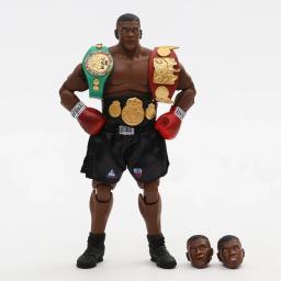 King of Boxing Storm Colecionáveis, Mike Tyson WBC Ver, 1:12 Escala Desktop Action Figure Toy, Modelo de coleção - Image 2