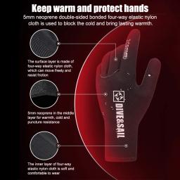 3mm 5mm neoprene luvas de mergulho manter quente para snorkeling remar surf caiaque canoagem caça submarina esqui esportes aquáticos - Image 3