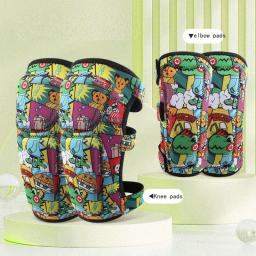 Almofadas de joelho e cotovelo para crianças, equipamento de proteção anticolisão, macio, dança, basquete, futebol, ciclismo, patinação de rolos, esporte - Image 2
