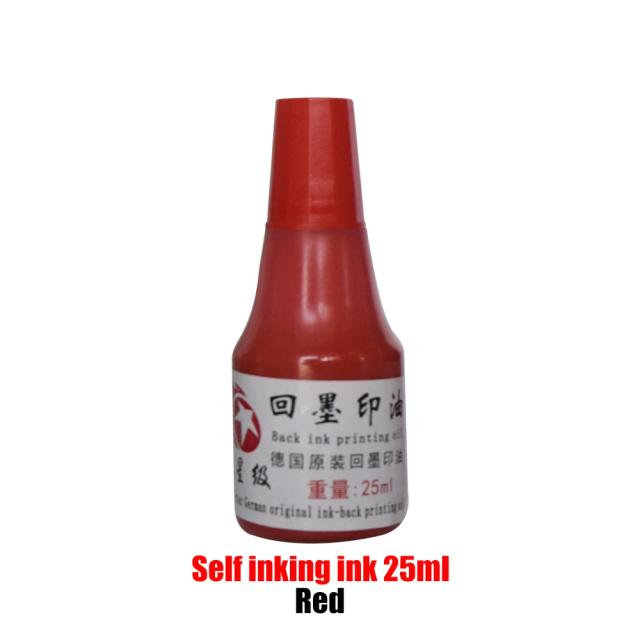 Tinta de Reenchimento de 25ml para Almofadas de Selo - Disponível em 5 Cores Vibrantes