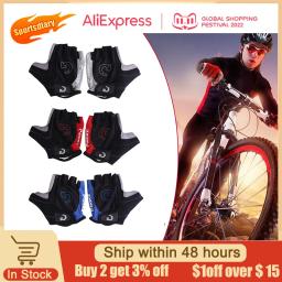 Luvas para ciclismo sem dedos, luva respirável anti derrapante de gel para motocicleta mtb e bicicleta de estrada, luvas esportivas para homens e mulheres - Image 1