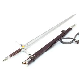 Espada Samurai de metal para meninos, Arma da Rainha dos Elfos, Espada Periférica para TV, Coleção de Ornamentos, Brindes Artesanais, Brinquedos Infantis, 30cm - Image 6