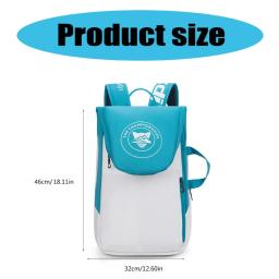 Mochila tênis portátil para raquete tênis, bolsa armazenamento para raquete squash, raquete badminton raquete - Image 2