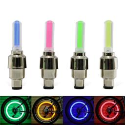 Movimento ativado led flash pneu roda válvula tampa luz para carro bicicleta motorbicycle acessórios - Image 1