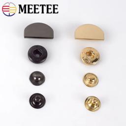 10/20 pçs 21x13mm botões de pressão de metal outerwear casacos fixadores imprensa fivelas diy costura para baixo jaqueta botão decorativo - Image 1