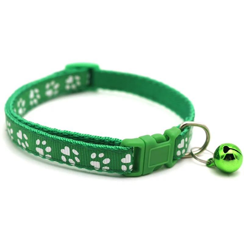 Coleiras ajustáveis com sino para animais de estimação, colar para gatos, filhotes e gatinhos, atacado, Dropshipping - Image 1