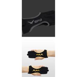 3 dedo arco luvas para uso ao ar livre, design ergonômico, ajustável, antiderrapante, protetor, acessórios de tiro com arco - Image 3