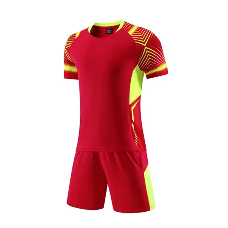 Kit Camisa de Futebol para Homens e Crianças, Uniformes de Treino de Futebol, Adultos e Crianças, Ternos Meninos, Novo - Image 1
