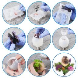 Molde de silicone de resina epóxi de ovo de dragão 3D DIY em forma de ovo bola de céu estrelado molde de luz noturna para fundição epóxi artesanato decoração de casa - Image 5