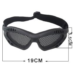 Óculos táticos protetores ao ar livre, Óculos de segurança confortáveis Airsoft, Anti Fog with Metal Mesh, PC Len for Paintball Hunting - Image 2