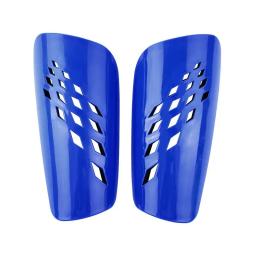 Rhombic-Caneleira de futebol respirável perfurado para adultos e crianças, escudo de futebol, legging para legging, equipamento protetor rígido, 1 par - Image 5