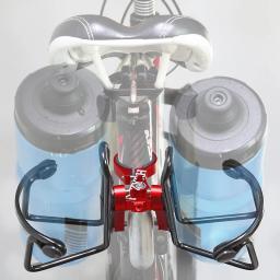 Dupla Conversão Garrafa Assento Adaptador Gaiola, Bicicleta ajustável Assento Post Mount Converter, Guiador Chaleira Titular - Image 3