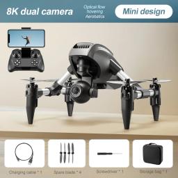 4DRC-Mini Drone com HD Dual Camera, V42, 8K, FPV, WiFi, Localização de Fluxo Óptico, Altitude Hold, RC Quadcopter, Brinquedos Presente, Novo - Image 6