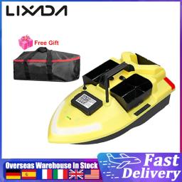 LIXADA-Barco de pesca com GPS e controle remoto, Dual Motor Fish Finder, GPS, 500m, 2kg de carga, suporte automático Cruise, V020 - Image 1