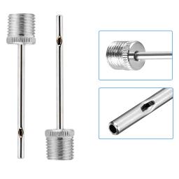 Aço inoxidável Inflando Bomba Agulha, Válvula de Ar Adaptador, Esporte Bola, Futebol, Basquete, Futebol, Inflável, 5 Pcs, 10 Pcs, 20Pcs - Image 2